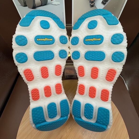 Skechers - Men's Go Run Maxroad 5 Blue/Orange Sz 9.5 - Picture 8 of 10